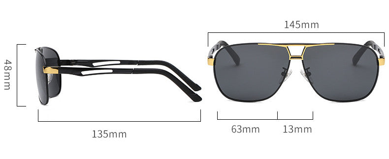 Vintage UV400 metal frame sunglasses