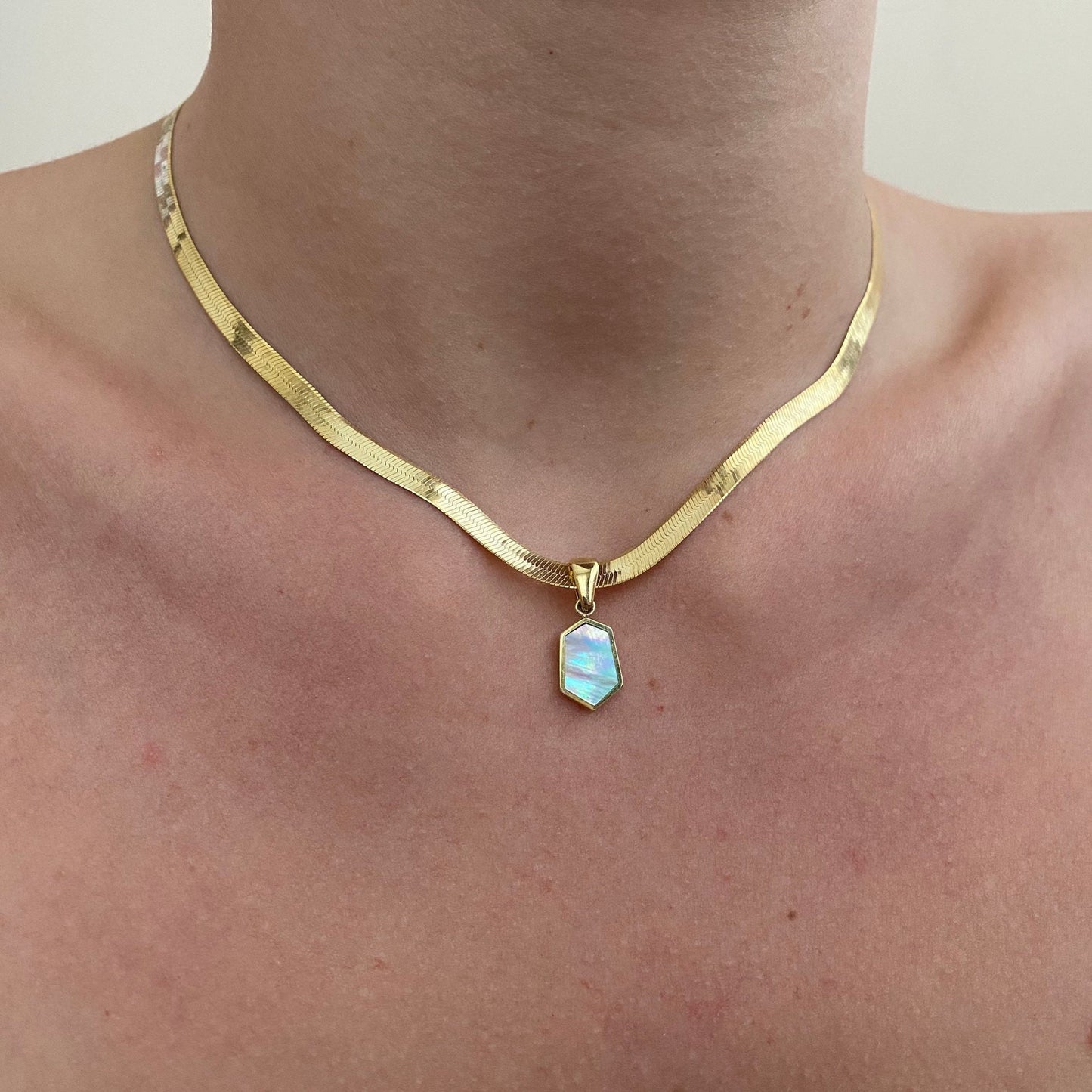 Six Pointed Star Clavicle Chain