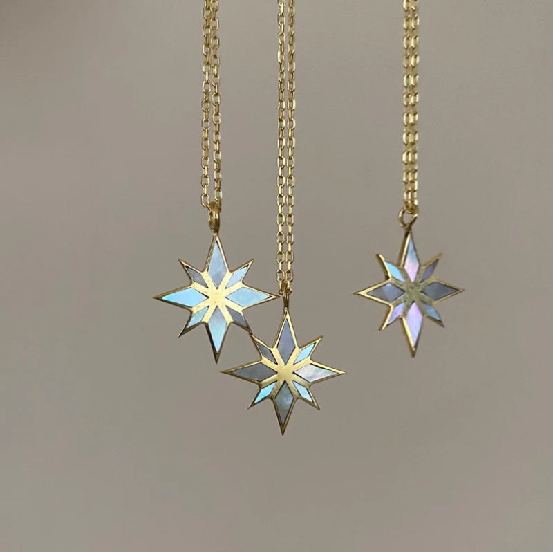 Six Pointed Star Clavicle Chain